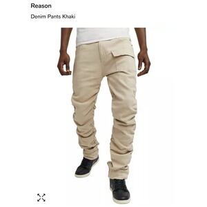NWT Reason Clothing denim‎ pants, khaki Size: 36